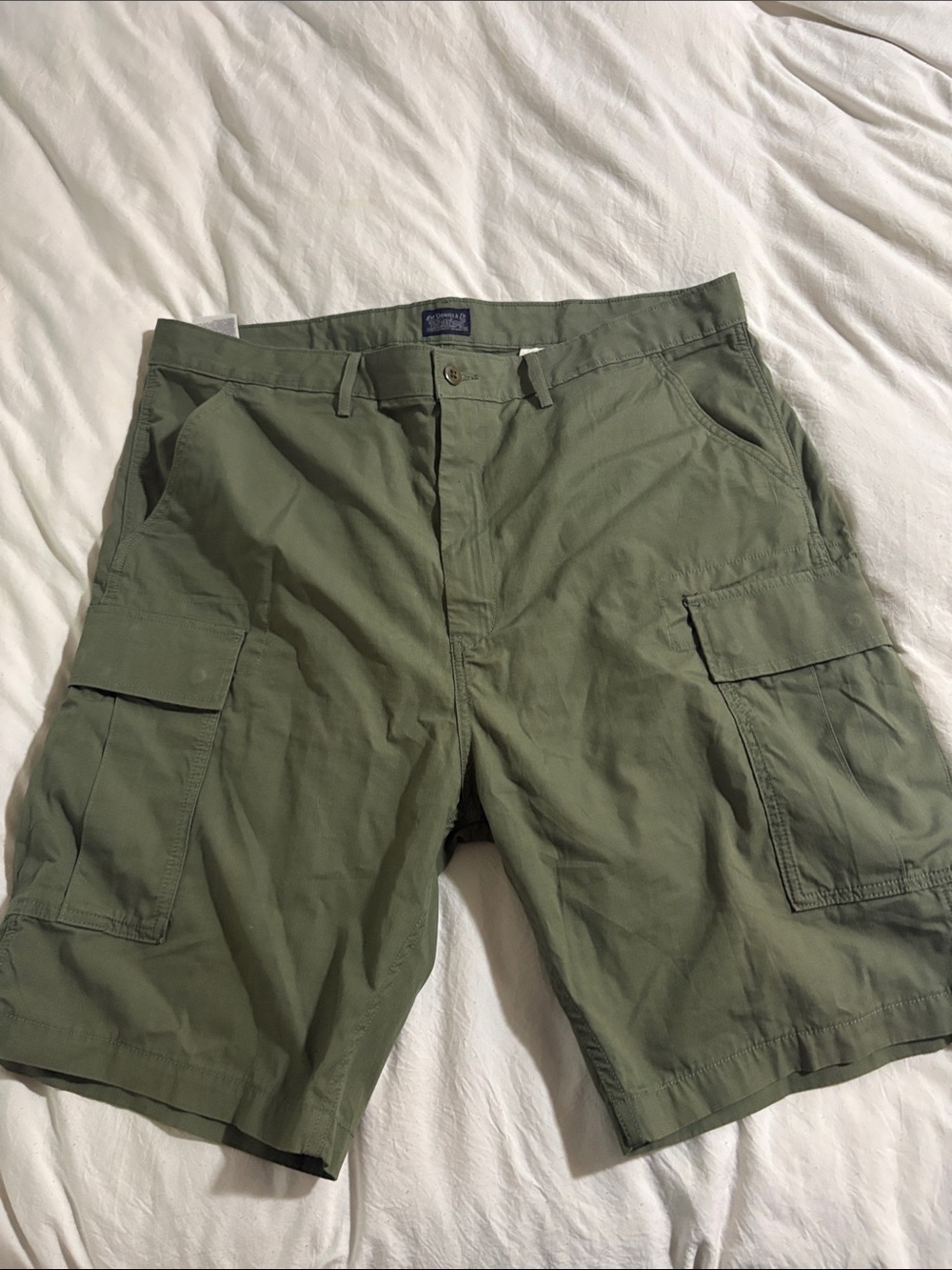 Signature by Levi Strauss Olive Cargo Shorts